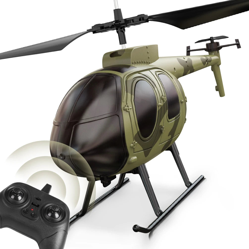 VATOS RC Helicopter for Kids Camouflage 2.4GHz Radio Indoor Outdoor Toy with One-Click Take Off for Boys and Adults - Quality Shopping Centre