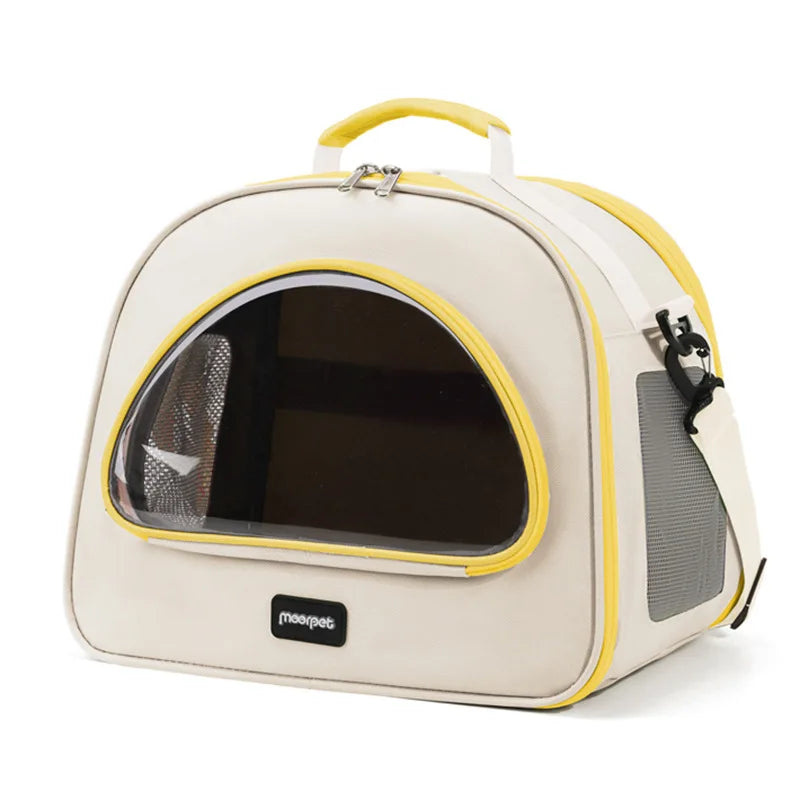 Portable Cat Carrier Bag Breathable Pet Carrier for Small Dogs Cats Outdoor Travel Cat Shoulder Bag Suit for Cats Within 6kg