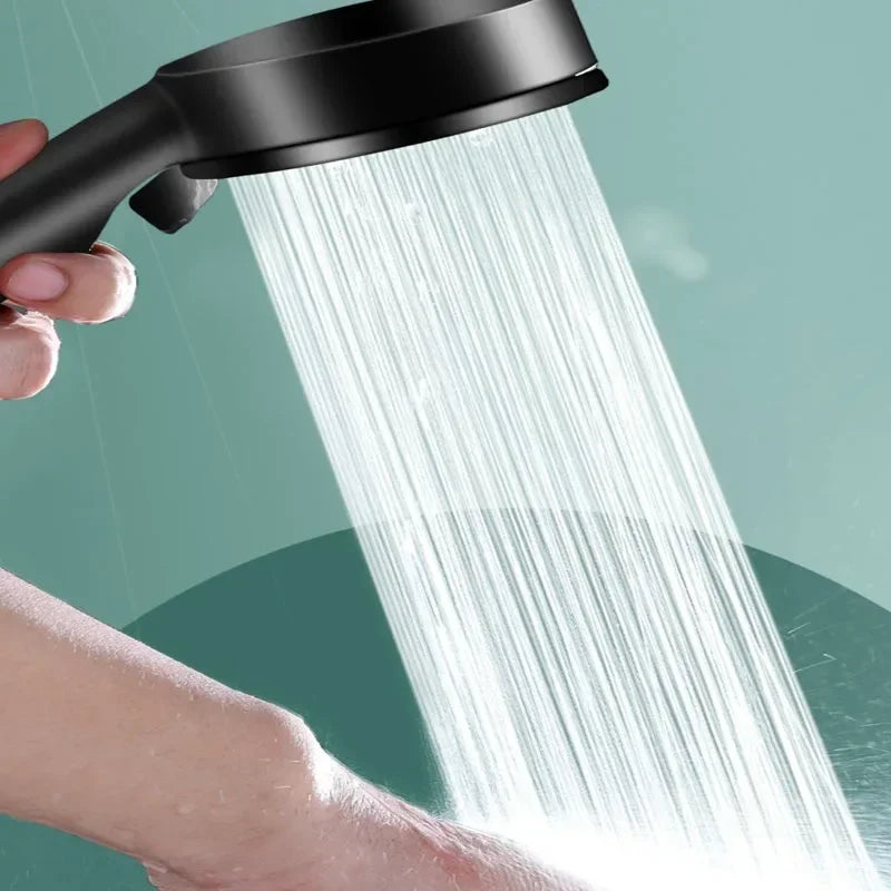 Shower Temperature High Quality Shower Head Water Filter Adjustable High Pressure Shower One-Key Stop Bathroom Accessories