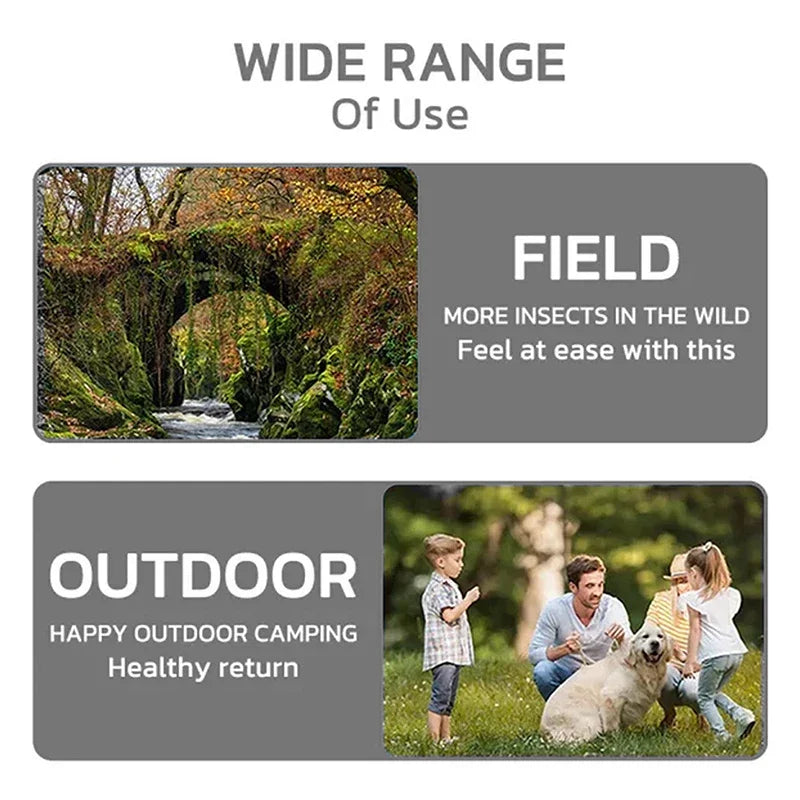 Bracelet anti-moustique portable en silicone pour randonnée, camping et activités en plein air, répulsif à insectes léger et discret