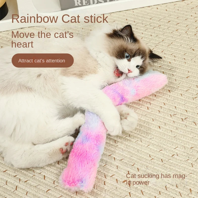 Jouets interactifs à mâcher pour chat, bâtonnets à coups de patte, jouet en peluche doux à l'herbe à chat, jouet durable pour chat, pour le nettoyage des dents et le jeu en intérieur