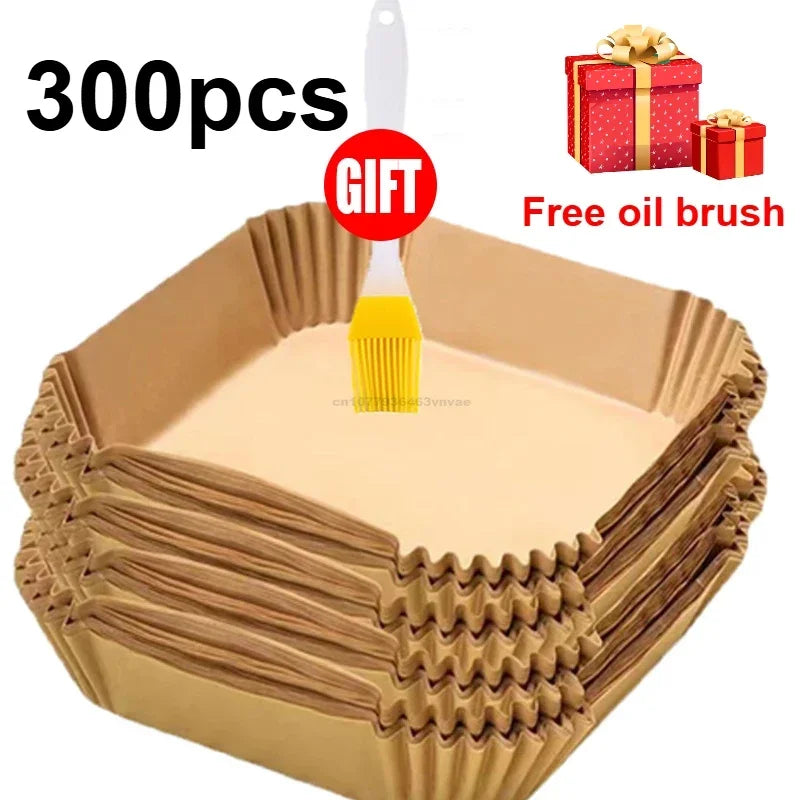 Air Fryer Paper Aerogrill Parchment Paper for Air Fryer Liner Airfryer Baking Cooking Paper Air Fryer Accessories Baking Tool