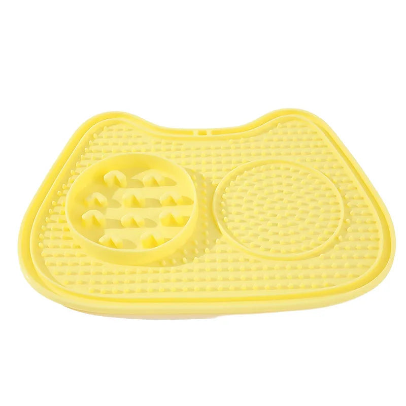 Pet Slow Food Mat Non-Slip Dog Slow Feeding Mat Anti-Anxiety Lick Pad for Dogs Cats Pet Supplies