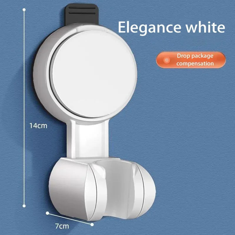 Bath Shower Holder Support Mural Douche Suction Cup Adjustable Handheld Wall Mounted Large Shower Head Supports Relocatable