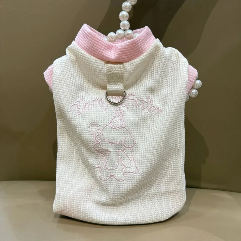 Breathable Dog Vest Spring Summer Pet Clothes for Small Dogs Chihuahua Yorkie Clothing with D-ring Pet Supplies