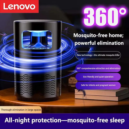 Lenovo Mosquito Killing Lamp Fan Suction Type Fly Killing Lamp Electric Shock Mosquito Killing Swatter Mosquito Repellent Device