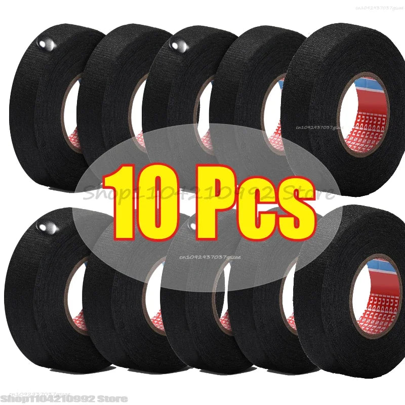 Electrical Insulating Tape Automotive Cloth Tape Waterproof Heat-resistant Harness Bundle Electrical Wiring Fabric Cloth Tapes