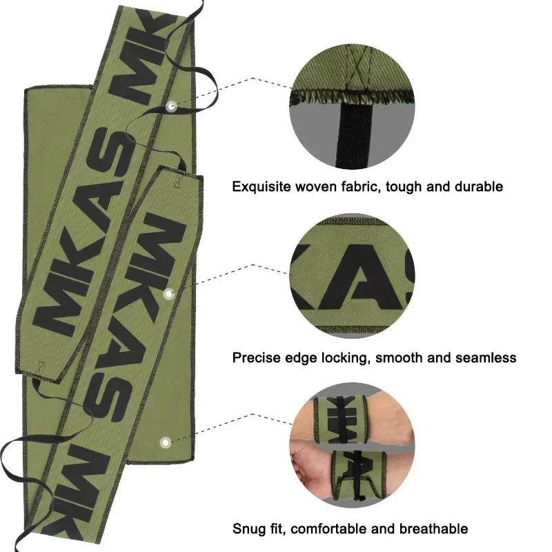 2PCS Wrist Support Brace Straps Weight Lifting Wrist Wraps Bandage for Fitness Gym Powerlifting Training Strength Wristband