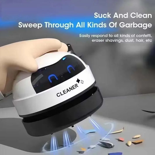 2026 New Vacuum cleaner Desktop Mini rechargeable cleaner Rubber shavings keyboard cleaner Portable automatic dust extractor