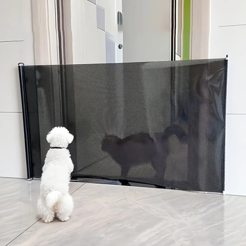 Pet Dog Barrier Fences Pet Isolated Network Stairs Gate New Folding Breathable Mesh Playpen For Dog Safety Fence