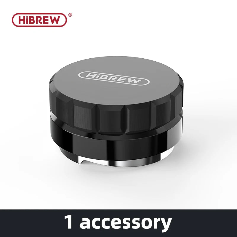 HiBREW H7A & H7 Espresso Barista Pro 58mm Bottomless Coffee Powder Handle Portafilter 304 Stainless Steel Tmaper Distributor