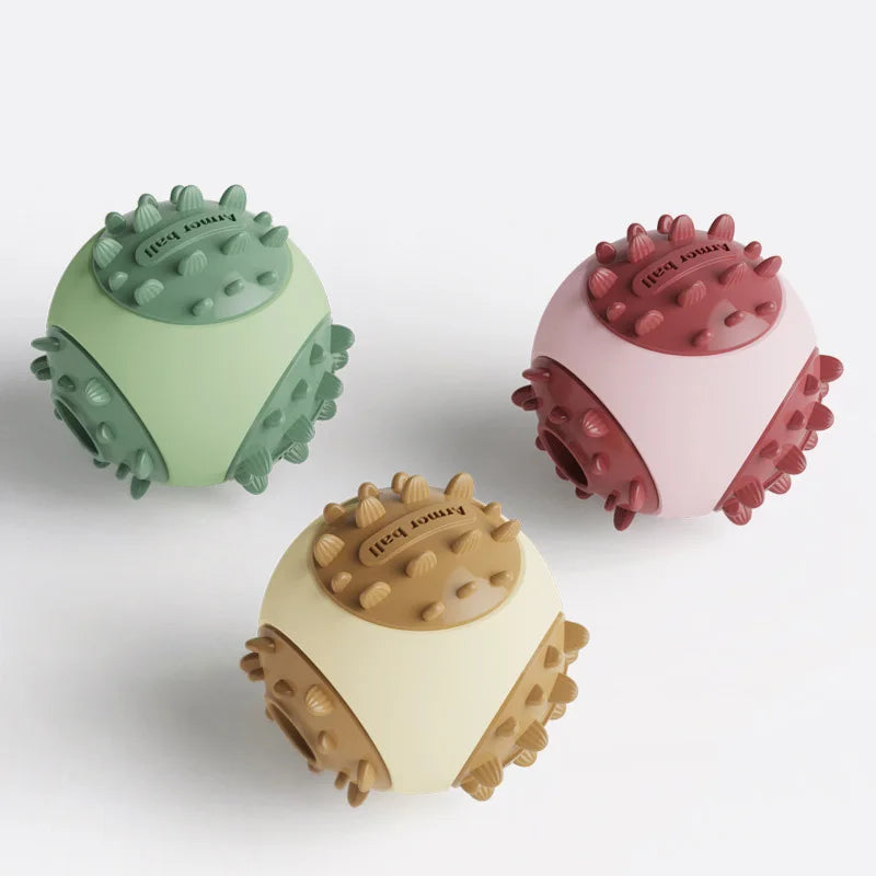 TPR Pet Dog Chew Toys Bite-resistant Pet Leaking Food Toys for Small Large Dogs Puppy Grinding Ball Toy Pet Supplies