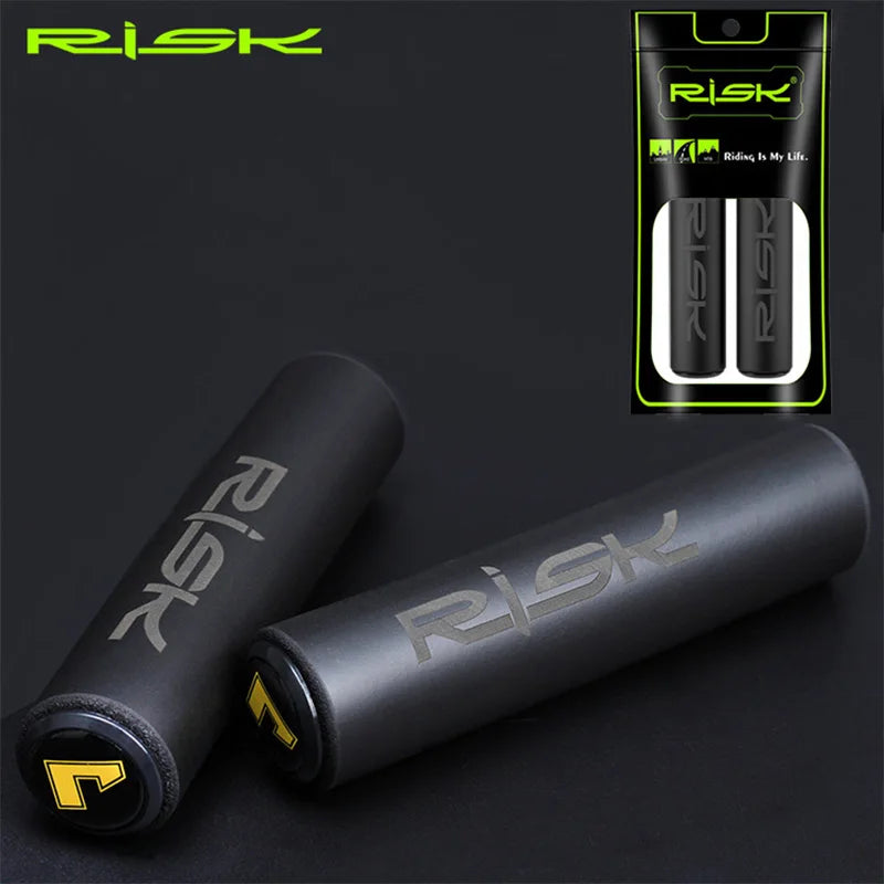 RISK Bike Bicycle Grips Handlebar Grips Ultralight Anti-skid Soft BMX MTB Bike Handle Cuffs Cover Bike Part Cycling Accessories