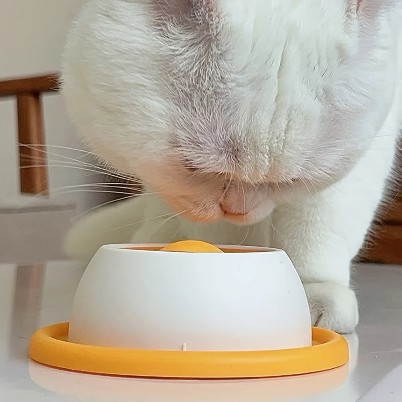 Pet Slow Feeder for Cats Interactive Pet Cat Licking Food Toys Anti-slip Funny Kitten Licking Plate Cat Accessories