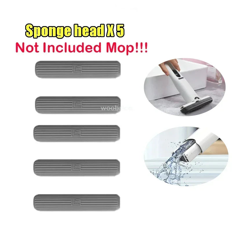 Mini Cleaning Powerful Squeeze Mop Folding Home Cleaning Mops with Self-squeezing Floor Washing Mops Desk Window Car Clean Tools