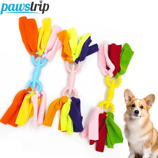 Interactive Dog Rope Toy Bite-resistant Pet Molar Toys for Small Medium Large Dogs Durable Dog Chew Toys Puppy Tug Of War Toy
