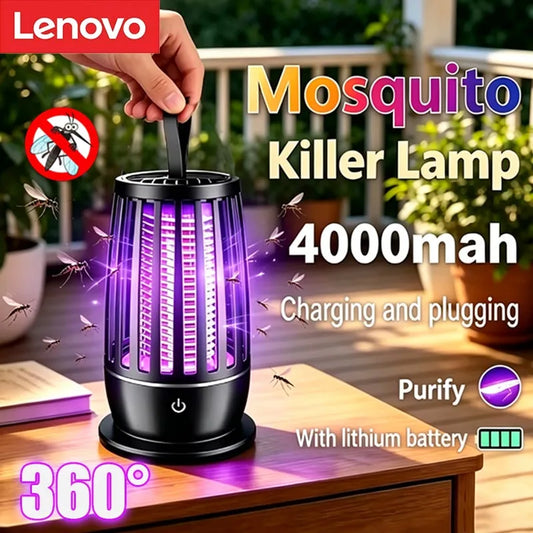 Lenovo Mosquito Killer Lamp Household Indoor Plug in Mosquito Repellent Anti Mosquito Trap Insect Killer Lamp For Outdoor Camp