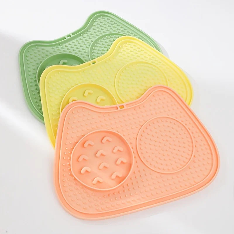 Pet Slow Food Mat Non-Slip Dog Slow Feeding Mat Anti-Anxiety Lick Pad for Dogs Cats Pet Supplies