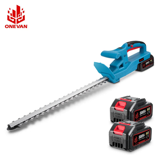 20Inch 20000RPM Electric Hedge Trimmer Garden Cordless Landscaping Hedge Pruner Trimmer Cordless Lithium-Ion Battery Power Tool