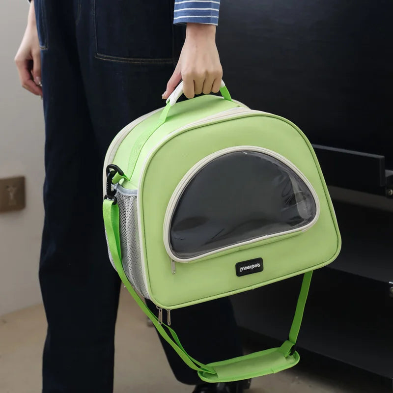 Portable Cat Carrier Bag Breathable Pet Carrier for Small Dogs Cats Outdoor Travel Cat Shoulder Bag Suit for Cats Within 6kg