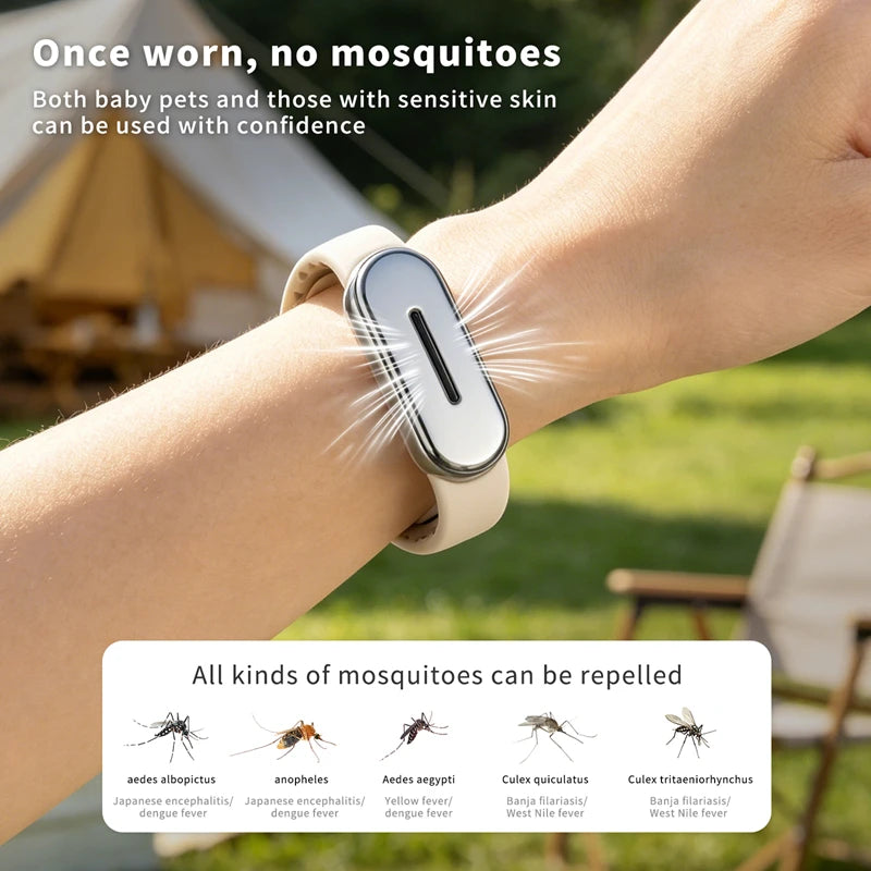 Lenovo essentiële olie muggenwerende armband voor buiten, muggenbestrijdingsmiddel, draagbare muggenwerende armband