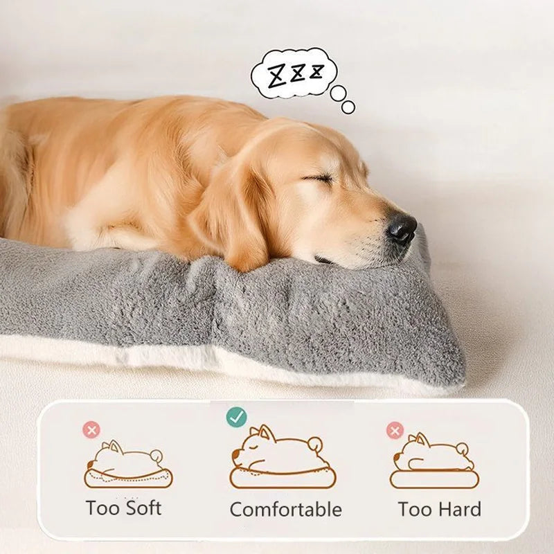 Winter Pet Dog Mat Fleece Thickened Dog Bed for Small Medium Large Dogs Soft Pet Sleeping Mat Dog Accessories