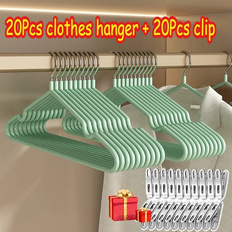 Stainless Steel Non-Slip Hangers Durable Heavy-Duty Wardrobe Organizers Suitable for Home Bathrooms Bedrooms Closets Wardrobes