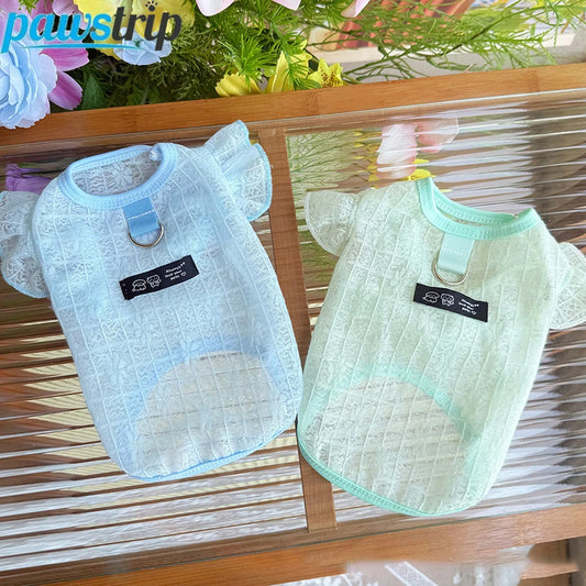 Summer Thin Pet Dog Dog Clothes for Small Medium Dogs Cats Cute Puppy Vest Chihuahua Yorkie Clothing Dog Accessories