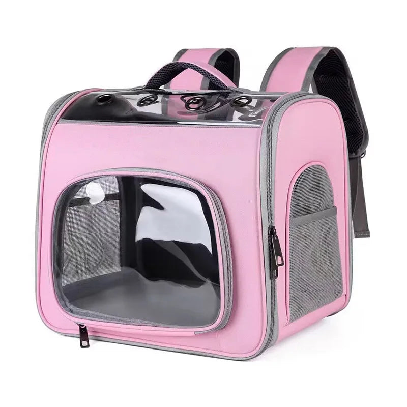 Pet Cat Carrier Bag Outdoor Travel Backpack for Cats Small Dogs Breathable Cat Carrying Bag Suitable for Cats Within 7.5kg