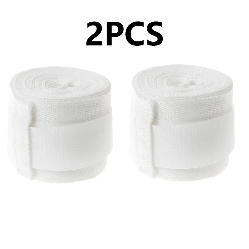 2PCS 1.5/2/3/5M Boxing Training Bandages Cotton Sports Bandages Sanda Kick Boxing Mma Hand Gloves Wraps Belt Boxing Sports Strap