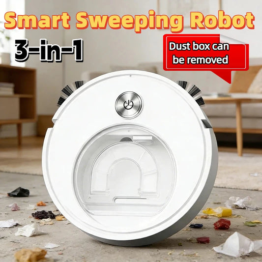 2026 3-in-1 Efficient Cleaning Scanning Suction Dragging Integrated Dust Box Can Removal  USB Rechargeable Fully Automatic Robot