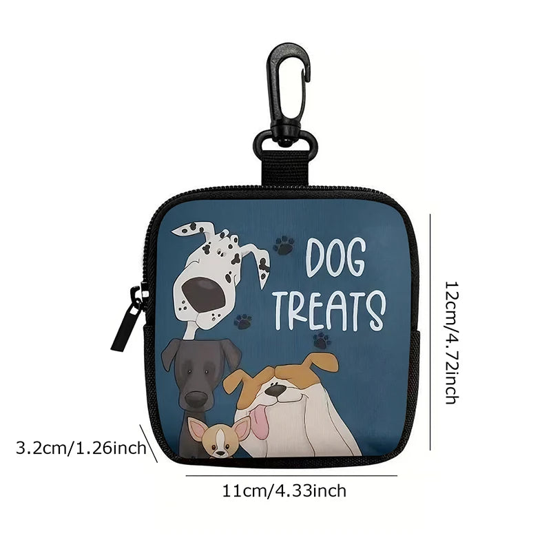 Portable Pet Dog Training Waist Bag Semi-transparent Puppy Reward Bags Outdoor Feed Storage Pouch Snack Waist Bag