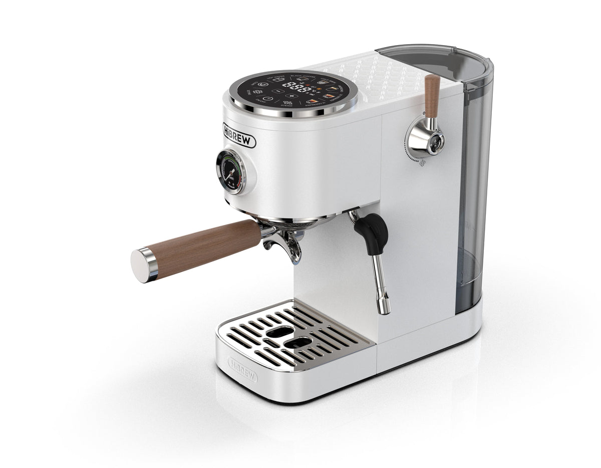 HiBREW Halfautomatische espressomachine met one-touch Americano, instelbare temperatuur, 20 bar, koude koffiezetapparaat, cappuccino H13