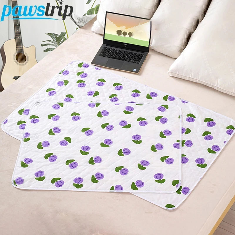 Washable Pet Mattress Reusable Dog Care Mats Non-slip Absorbent Puppy Cat Training Diaper Mat Suit for Bed Car Seat Sofa