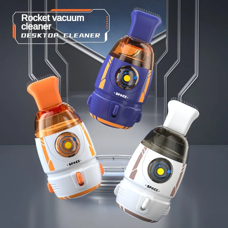 2026 Nieuwe desktop-stofzuiger elektrisch USB-oplaadbaar nachtlampje handheld desktop-reiniger voor gumafval mini-toetsenbordstof