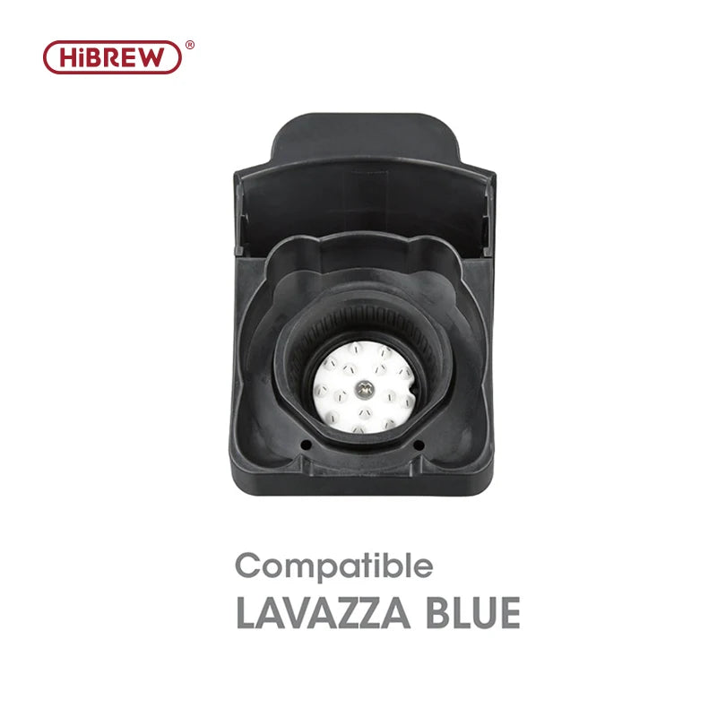 HiBREW H2A&H2B koffiemachine capsule-adaptersysteem onderdelen voor Nespresso, Dolce Gusto, gemalen koffie, ESE-pad of Caffitaly