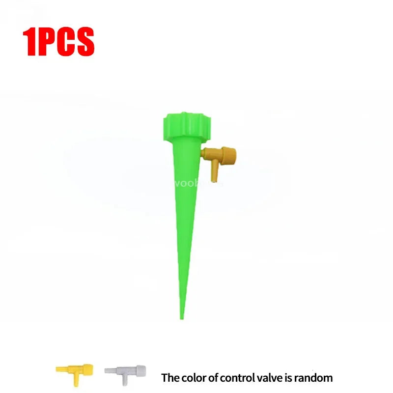 1-48pcs Drip Irrigation Self-watering Pot Automatic Drip Irrigation Kit Plant Watering Device Adjustable Control Water Dripper