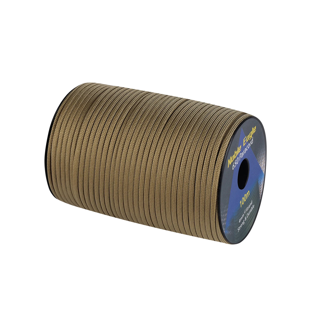 9 Strand 4mm Military Paracord 650 LB Outdoor Survival Tactical Parachute Cord 50m/100m for Camping Weaving Rope