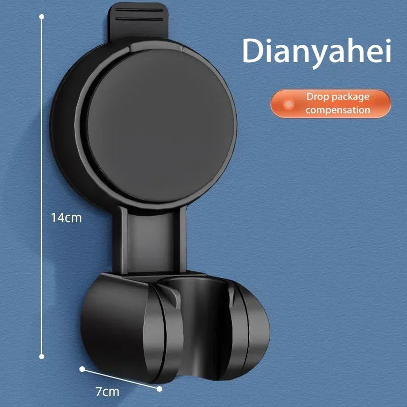 Bath Shower Holder Support Mural Douche Suction Cup Adjustable Handheld Wall Mounted Large Shower Head Supports Relocatable
