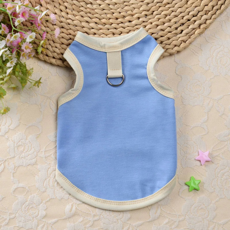 Summer Pet Dog Vest BreathableDog Clothes Thin Puppy T-Shirt Chihuahua Bichon Clothing Dog Accessories