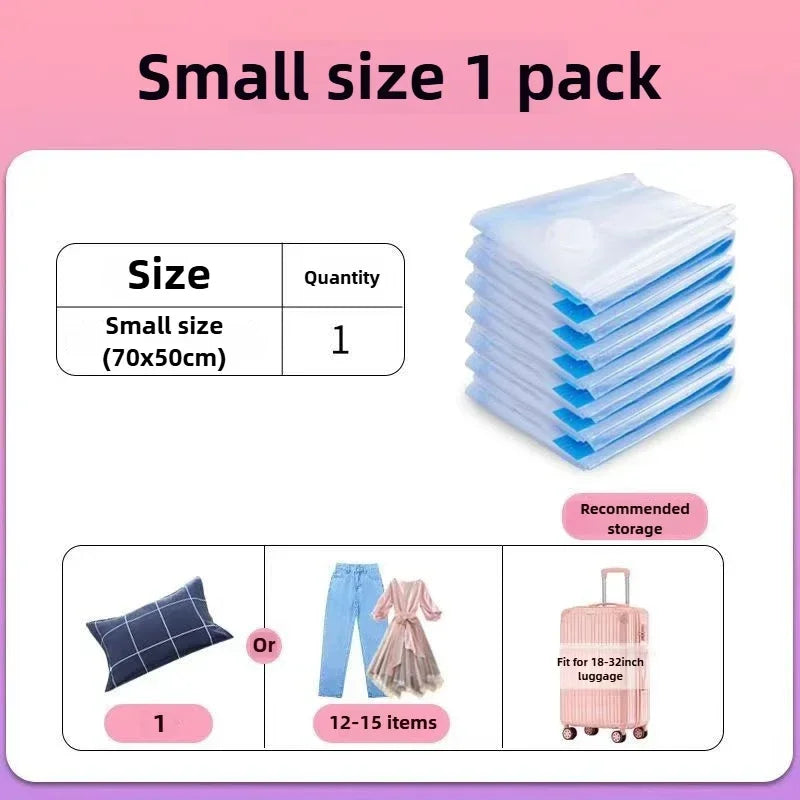 Vacuum Storage Bags Large Plastic Storage Bags for Storing Clothes Blankets Compression Empty Bag Travel Accessories Storage Bag
