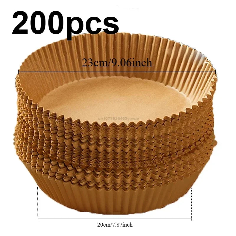 Air Fryer Paper Aerogrill Parchment Paper for Air Fryer Liner Airfryer Baking Cooking Paper Air Fryer Accessories Baking Tool