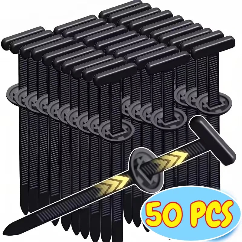 Self-locking Universal Nylon Cable Tie Buckle Heavy Duty Zip Ties with Pin & Button Car Daily Repair Fastening Strap