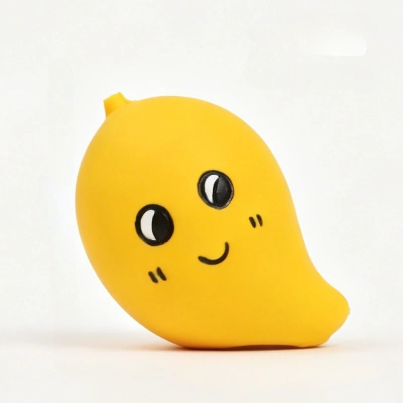 Pet Latex Toy Lemon, Mango, Pear - Dog Chew Toy, Bite-Resistant, Squeaky, for Puppies Small Dogs, Teething Cleaning