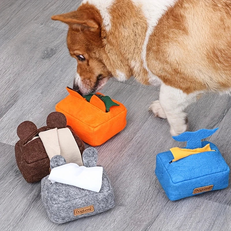 Plush Pet Dog Snuffle Toy for Small Medium Dogs Interactive Dog Chew Toy Pet Slow Feeding Toys Pet Supplies