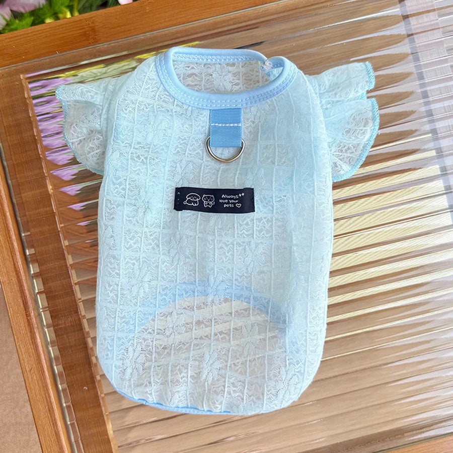 Summer Thin Pet Dog Dog Clothes for Small Medium Dogs Cats Cute Puppy Vest Chihuahua Yorkie Clothing Dog Accessories