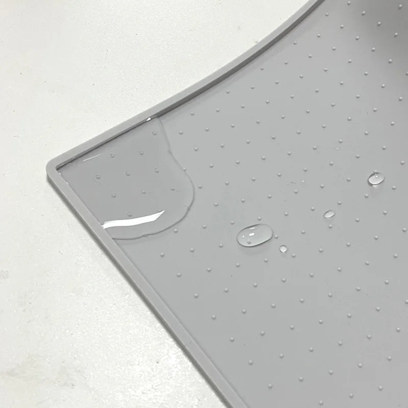 30x48cm Square Pet Feeding Mat Silicone Dog Food Feeding Pad Waterproof Pet Placemat for Cats Dogs Non-Slip Cat Feeding Mat