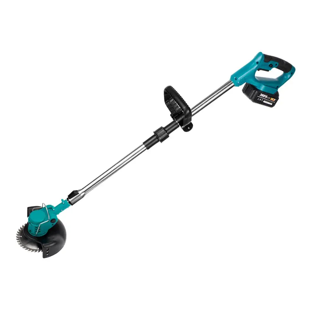 YOFIDRA Electric Lawn Mower Handheld Length Adjustable Cutter Cordless Garden Grass Cutting Trimmer For Makita 18V