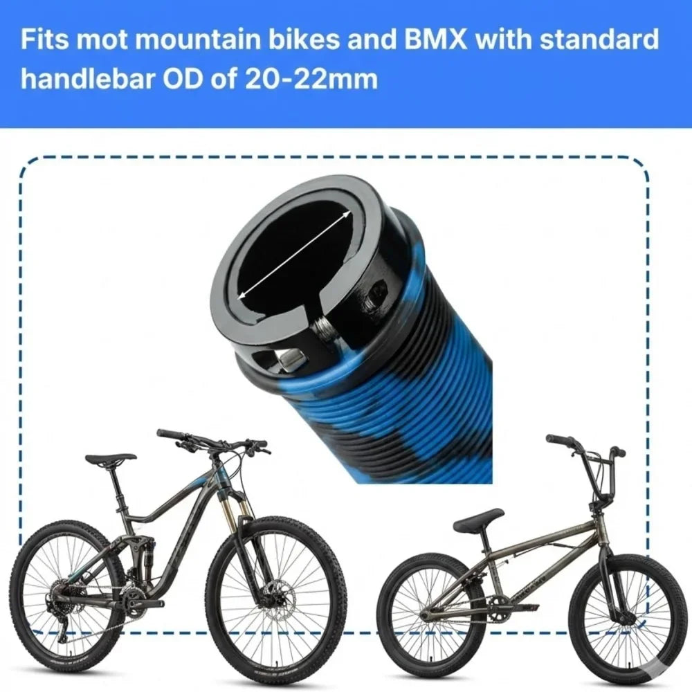 MTB Bicycle Handlebar Grips Rubber Anti-Skid Bike Grips Lock On Road Mountain Handle End Grips MTB Cuffs Bike Accessories