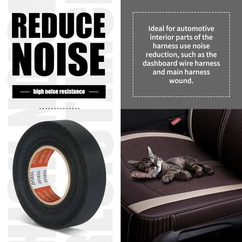 Electrical Tape Heat Resistant Harness Tape Insulation Automotive Fabric Cloth Tape Waterproof Noise Resistance Adhesives-Tape